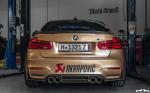 BMW M3 Sedan in Gold by EAS 2016 года